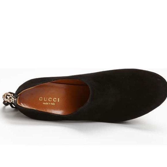 Gucci Suede Platform Ankle Boots - Picture 8 of 15